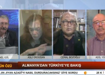 Almanya’dan Türkiye’ye Bakış – Zeynel Gül’ün Hazırlayıp Sunduğu Sözün Özü Programının Konukları Yeşiller Partisi Bavyera Eyalet Milletvekili Cemal Bozoğlu, Fizikçi – Yazar Aslı Erdoğan Ve Gazeteci Adil Yiğit