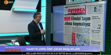 Attilâ Taş’ın sunumuyla Can Aktüel Bu Sabah’ın konuğu BTS Genel Sekreteri Murat Oral.