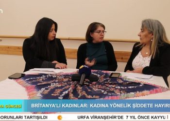 Britanya’lı Kadınlar: Kadına Yönelik Şiddete Hayır.