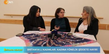 Britanya’lı Kadınlar: Kadına Yönelik Şiddete Hayır.