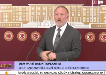 DEM Parti Basın Toplantısı, Grup Başkanvekili Sezai Temelli Değerlendiriyor.