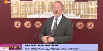 DEM Parti Basın Toplantısı, Grup Başkanvekili Sezai Temelli Değerlendiriyor.