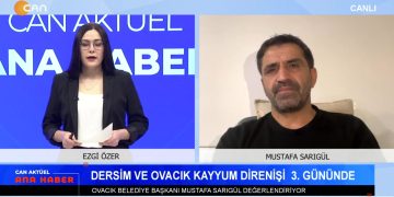 Dersim Ve Ovacık Belediyelerine Kayum – 25 Kasım Etkinlikleri Devam Ediyor – Çayırhan’daki Madenci Direnişi -5 Derecede Devam Ediyor – Ezgi Özer İle Can Aktüel Ana haber Bugünkü Konuk Ovacık Belediye Başkanı Mustafa Sarıgül
