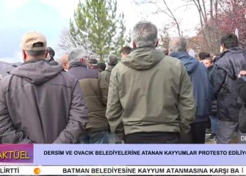 Dersim ve Ovacık Belediyelerine Kayyum Atanması Yürüyüşle Protesto Ediliyor