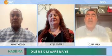 DILÊ ME Î LI WARÊ MA YE – Ahmet Güden’in Hazırlayıp Sunduğu Hasê Ma Programının Konukları: Saroken Komala Albıstan U Kuracigan Cuma Kara Ve Aktîvîsta Jın Ayşe Fehimli.