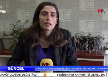 GÖREVDEN ALINAN EŞBAŞKAN GÜLİSTAN SÖNÜK: MÜCADELEMİZ DEVAM EDECEK