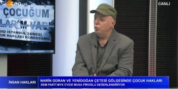 Gülseren Yoleri’nin hazırlayıp sunduğu İnsan Hakları programının konuğu Siyasetçi Musa Piroğlu – 20 Kasım Çocuk Hakları Günü – Türkiye’nin Çocuk Hakları Karnesi – Türkiye’deki Kayyım Siyaseti