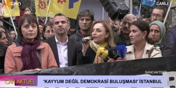 İstanbul Sancaktepe’de ‘Kayyum Değil Demokrasi Buluşması’ Gerçekleştiriliyor.