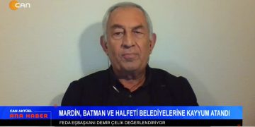 Mardin, Batman Ve Halfeti Belediyelerine Kayyum Atandı – DEM Parti’den Kayyum Açıklaması – Belediye Başkanları Görevden Alındı – Kenanoğlu’ndan Alevilere HDK’yi Sahiplenme Çağrısı – Serpil Çelik Mert İle Can Aktüel Ana Haber Programının Konuğu FEDA Eşbaşkanı Demir Çelik