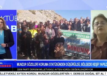 Munzur Gözeleri’nin Koruma Statüsünden Düşürülmesi, – CHP’den Ahmet Özer Açıklaması, – Kobanê Sınırında 1 Kasım Kutlaması, – Elif Sonzamancı İle Can Aktüel Ana Haber