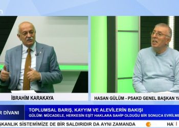 Toplumsal Barış, Kayyum Ve Alevilerin Bakışı – Cemevi Başkanlığı Ve Alevi Politikaları – Alevilerin Siyasetle İlişkisi – Alevi Ansiklopedisine Yönelik Çalışmalar – İbrahi Karakaya’nın Hazırlayıp Sunduğu Canlar Divanı Programının Konuğu PSAKD Genel Başkan Yardımcısı Hasan Gülüm