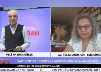 Veli Haydar Güleç ile Can Aktüel Bu Sabah’ın konuğu Eşik Gönüllüsü Avukat Hülya Gülbahar.