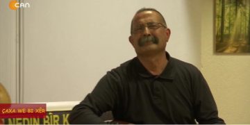 Zeynep Enhas’ın Hazırlayıp Sunduğu Çaxa We Bı Xêr Programının Konukları Veli Polat Ve Salman İnal.