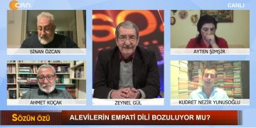 Alevilerin Empati Dili Bozuluyor Mu ? – Zeynel Gül İle Sözün Özü Programının Konukları Ana Ayten Şimşir, Emekli Akademisyen Kudret Nezir Yunusoğlu, YOLPEDİA- Ansiklopedi Editörü Sinan Özcan Ve Gazeteci/Yazar Ahmet Koçak