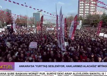 Ankara’da Yurttaş Sesleniyor, Hakkımızı Alacağız Mitingi