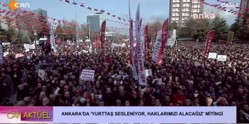 Ankara’da Yurttaş Sesleniyor, Hakkımızı Alacağız Mitingi