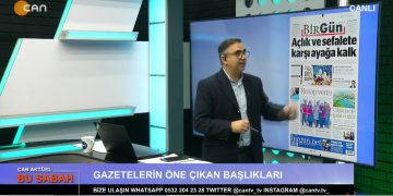 Attilâ Taş İle Can Aktüel Bu Sabah Programının 1. Bölüm Konuğu CanTV Yayın Kurulu Üyesi Veli Büyükşahin