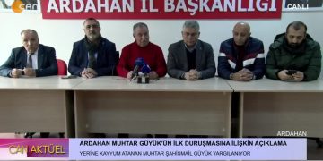 MUHTAR GÜYÜK’ÜN İLK DURUŞMASINA İLİŞKİN AÇIKLAMA, YERİNE KAYYUM ATANAN MUHTAR ŞAHİSMAİL GÜYÜK YARGILANIYOR