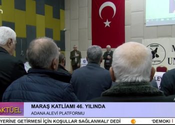 – Maraş Katliamının 46. Yılı
– Adana Alevi Platformu, Katliamda Yaşamını Yitirenleri Anıyor
– Can Aktüel Programı CanTV’de