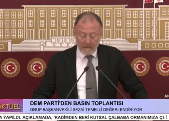 – DEM PARTİ BASIN TOPLANTISI
– Grup Başkan Vekili Sezai Temelli Değerlendiriyor
– Can Aktüel Programı CanTV’de