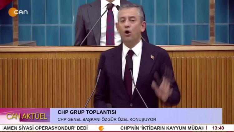 – CHP Grup Toplantısı. CHP Genel Başkanı Özgür Özel Konuşuyor.
