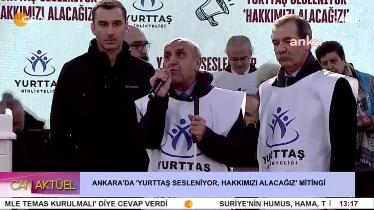 Ankara’da Yurttaş Sesleniyor, Hakkımızı Alacağız Mitingi