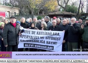 – Alevi Kurumları, İstanbul’da Bulunan Şahkulu Dergahı’nda Suriye’de Alevilere Yönelik Saldırılara İlişkin Açıklama Yapıyor
– Can Aktüel Programı CanTV’de