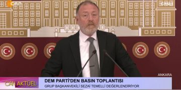 DEM PARTİ BASIN TOPLANTISI – Grup Başkan Vekili Sezai Temelli Değerlendiriyor – Can Aktüel Programı CanTV’de