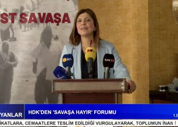 HDK’DEN ‘Savaşa Hayır’ Forumu – Cana Yansıyanlar Programı CanTV’de