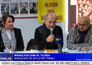 Maraş Katliamı 46. Yılında, – ‘Maraş Bize Ne Söyletir?’ Paneli – PSAKD Güngören Şubesi. Cana Yansıyanlar Can TV’de.