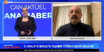 Maraş katliamının 46. Yılında Çağrı – İsviçre Parlamentosu Ezidi Soykırımını Tanıdı – Dedeler Ve Analar GADEV’de İkinci Toplantıda Bir Araya Geldi – Serpil Çelik Mert İle Can Aktüel Ana Haber Programının Konuğu ABF Genel Başkanı Mustafa Aslan