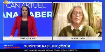 Suriye Ve Rojava’da Gelişmeler – Demokratik Çözüm Ve Özgürlük Yürüyüşü – DAKME’de Maraş, Roboski Ve Cezaevi Katliamlarında Yaşamını Yitirenler Anıldı – Serpil Çelik Mert İle Can Aktüel Ana Haber Bugünkü Konuk DAD Eş Genel Başkanı Kadriye Doğan