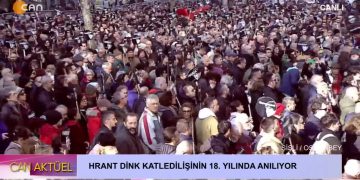 Gazeteci Hrant Dink, Katledilişinin 18. Yılında Agos Gazetesi Önünde Anılıyor.