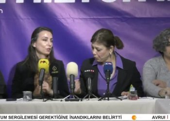 HDK’nin Kadın Meclisleri ve İttifakları   ”Barış İçin 1 Milyon İmza” Kampanyasına Destek Açıklaması Yapıyor.