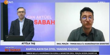 Attila Taş ile Can Aktüel Bu Sabah’ın konuğu TMMOB Bolu İl Koordinasyon Kurulu Sekreteri Erol Perçin.