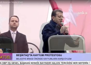 Beşiktaş’ta Kayyum Protestosu – Belediye Binası Önünde Kayyumlara Karşı Eylem – Can Aktüel Programı CanTV’de