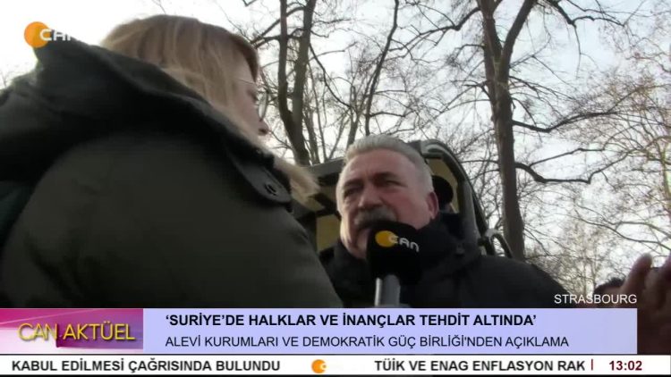 Strasbourg’da ‘Suriye’de Halklar ve İnançlar Tehdit Altında’ Açıklaması