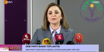 – DEM Parti Basın Toplantısı, 
– Parti Sözcüsü Ayşegül Doğan Açıklama Yapıyor.