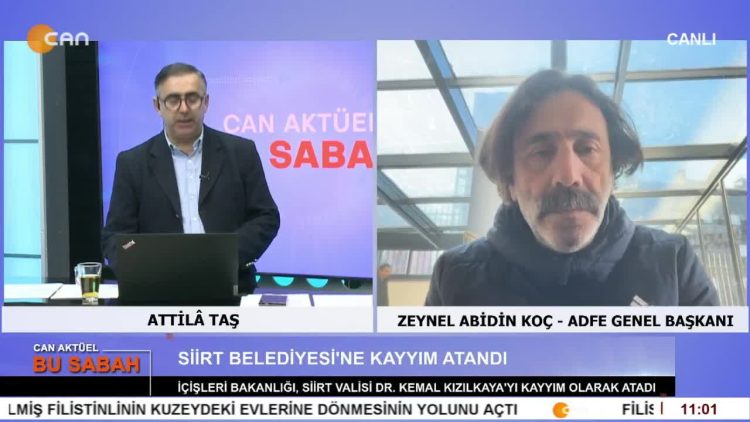 Attila Taş ile Can Aktüel Bu Sabah’ın konuğu ADFE Genel Başkanı Zeynel Abidin Koç.