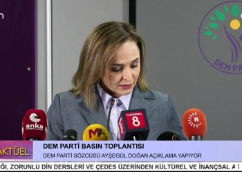 DEM Parti Basın Toplantısı, – Parti Sözcüsü Ayşegül Doğan Açıklama Yapıyor.