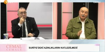 Hüseyin Kelleci ile Cemal Cemale programının konukları ABF Genel Sekreteri Özgür Kaplan Gazeteci Ahmet Bakır Kürecik Gürpınar Köyü Muhtarı İbrahim Duman Cumhuriyet Haber Muhabiri Mehmet Menekşe Gazeteci Binali Efe CHP Tokat Meclis Üyesi Leyla Doğan Zara Cemevi Başkanı Metin Erkam