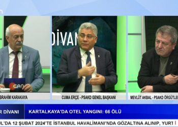 İhmaller Zinciriyle Kartalkaya’da Otel Yangını: Çok Sayıda Ölü – Türkiye’de Demokratikleşme Sorunu – İbrahim Karakaya’nın Hazırlayıp Sunduğu Canlar Divanı Programının Konuğu PSAKD Genel Başkanı Cuma Erçe Ve PSAKD Örgütlenme Sekreteri Mevlüt Akbal