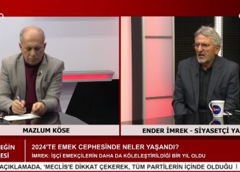 Mazlum Köse ile Emeğin Sesi programının konuğu Gazeteci Ender İmrek. – 2024 yılında emek cephesinde neler yaşandı? – 2025 yılında emekçileri neler bekliyor ?