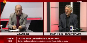 Mazlum Köse ile Emeğin Sesi programının konuğu Gazeteci Ender İmrek. – 2024 yılında emek cephesinde neler yaşandı? – 2025 yılında emekçileri neler bekliyor ?