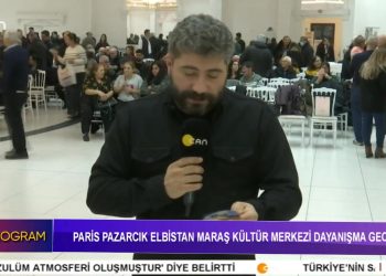 Paris Pazarcık Elbistan Maraş Kültür Merkezi Dayanışma Gecesi.