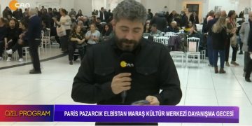 Paris Pazarcık Elbistan Maraş Kültür Merkezi Dayanışma Gecesi.