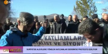 Suriye’de Alevilere Yönelik Katliamlar Dersim’de Protesto Ediliyor