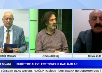 Suriye’de Alevilere Yönelik Katliamlar – Suriye’deki Değişimin Alevilere Etkisi – Toplumsal Barış Süreci Ve Aleviler – İbrahim Karakaya İle Canlar Divanı Programının Konukları ADFE Genel Başkanı Zeynel Abidin Koç, ABF Genel Başkanı Mustafa Aslan Ve AABK Eşit Başkanı Hüseyin Mat