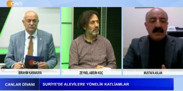Suriye’de Alevilere Yönelik Katliamlar – Suriye’deki Değişimin Alevilere Etkisi – Toplumsal Barış Süreci Ve Aleviler – İbrahim Karakaya İle Canlar Divanı Programının Konukları ADFE Genel Başkanı Zeynel Abidin Koç, ABF Genel Başkanı Mustafa Aslan Ve AABK Eşit Başkanı Hüseyin Mat