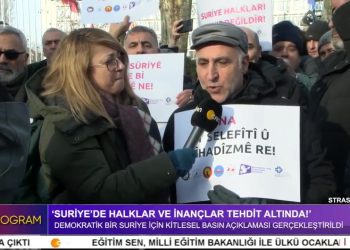 Suriye’de Halklar ve İnançlar Tehdit Altında! – Strasbourg’da Alevi Kurumları Kitlesel Basın Açıklaması Yaptı, – Elif Sonzamancı ile Özel Program.